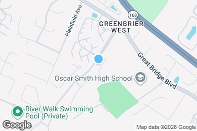 Map image of the property - 628 Creekside Ct