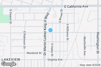 Map image of the property - 730 S Haley St