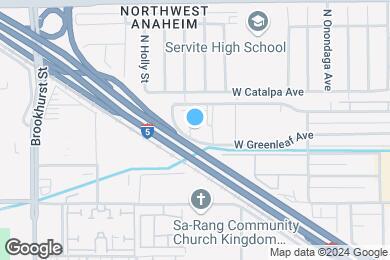 Map image of the property - Glen Oaks Apartments