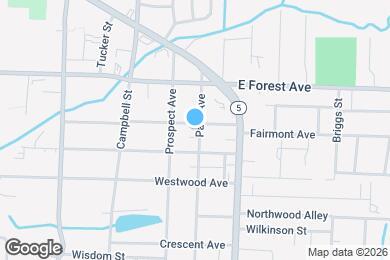 Map image of the property - 202 Walnut St