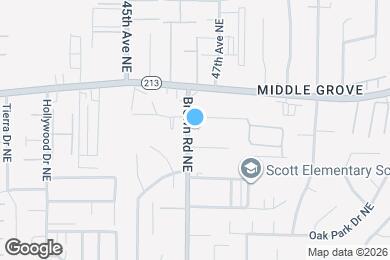 Map image of the property - 3360 Brown Rd NE