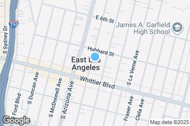 Map image of the property - 732 S Kern Ave