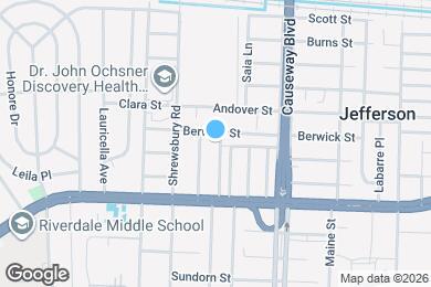 Map image of the property - 550 Brown St