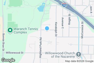 Map image of the property - 1907 Whippoorwill Ln