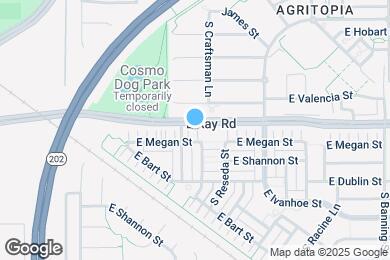Map image of the property - 2662 E Megan St