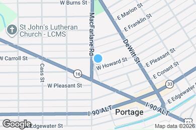 Map image of the property - 231 W Howard St