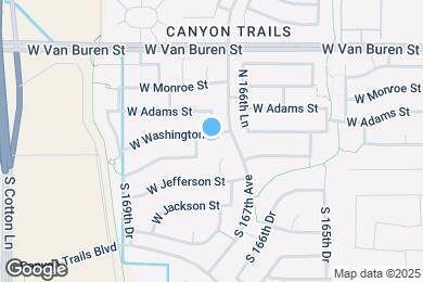 Map image of the property - 16733 W Washington St