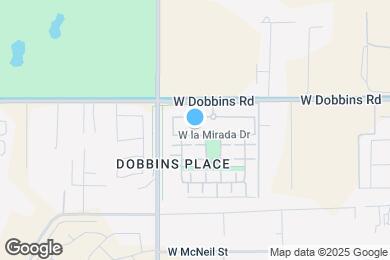 Map image of the property - 3416 W la Mirada Dr