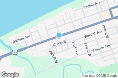 Map image of the property - 2309 Adams Ave