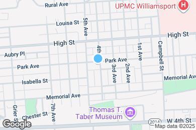 Map image of the property - 929 Park Ave