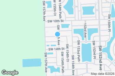 Map image of the property - 15500 SW 12th Ter