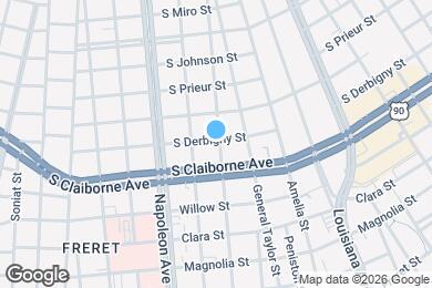 Map image of the property - 4200 S Derbigny St