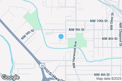 Map image of the property - 935 NW Cains Rd