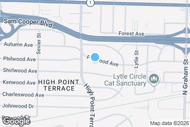 Map image of the property - 3749 Philwood Ave