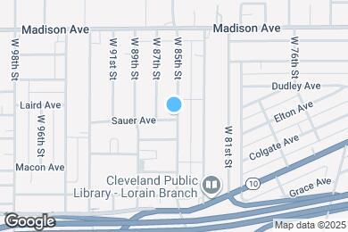 Map image of the property - 2114 W 85th St