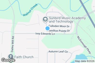 Map image of the property - 151 Hamilton Pointe Dr