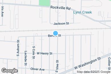 Map image of the property - 302 S Vine St