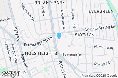 Map image of the property - 4401 Roland Ave