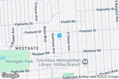 Map image of the property - 341 S Roys Ave