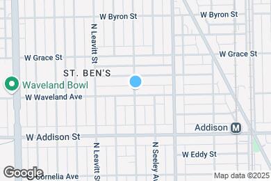 Map image of the property - 3709 N Hoyne Ave