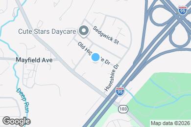 Map image of the property - 6411 E Gate Dr