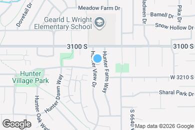 Map image of the property - 3167 S Hunter View Dr