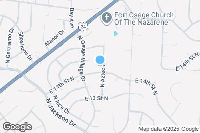 Map image of the property - 1404 N Aztec Ave