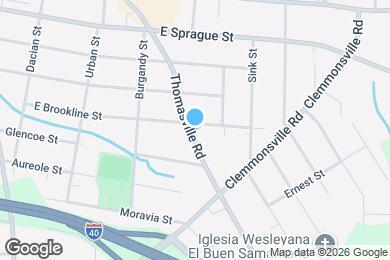 Map image of the property - 1000 E Brookline St