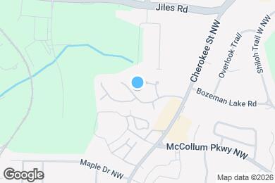 Map image of the property - 1029 Plantation Way NW