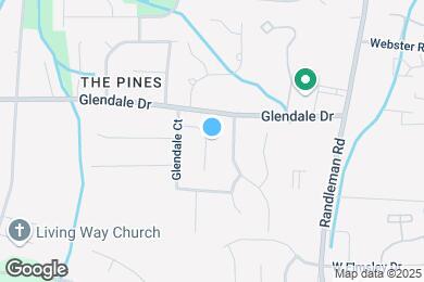 Map image of the property - 15 Glendale Oaks Ct