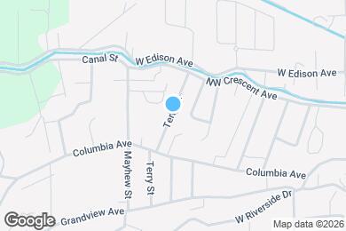Map image of the property - 600 Terry St