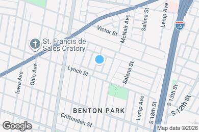 Map image of the property - 2708 Missouri Avenue