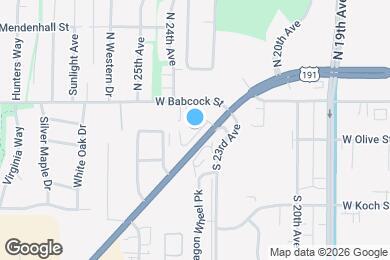 Map image of the property - West Main Flats