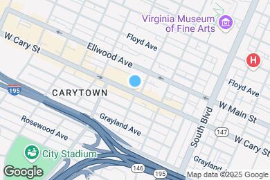 Map image of the property - 3101 W Cary St