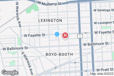 Map image of the property - 28 N Pulaski St
