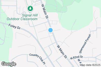 Map image of the property - 8612 W Main St