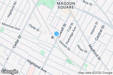 Map image of the property - 282 Lowell St