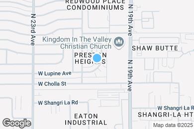 Map image of the property - 11502 N 20th Ave