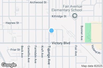 Map image of the property - 6444 Tujunga Ave