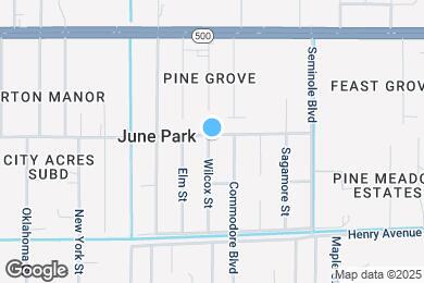 Map image of the property - 3635 Miami Ave
