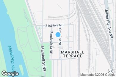 Map image of the property - 3010 Grand St NE