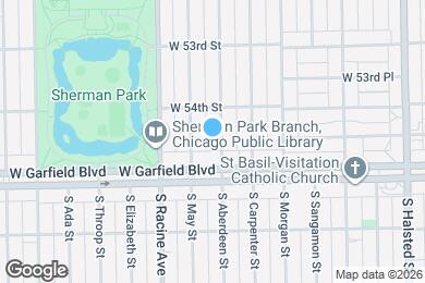 Map image of the property - 5432 S Aberdeen St
