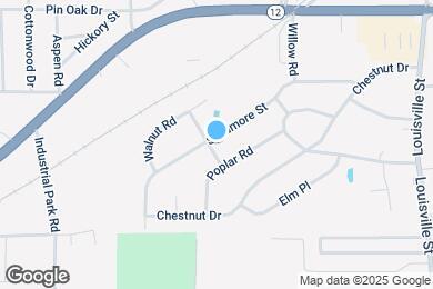 Map image of the property - 521 Peach St