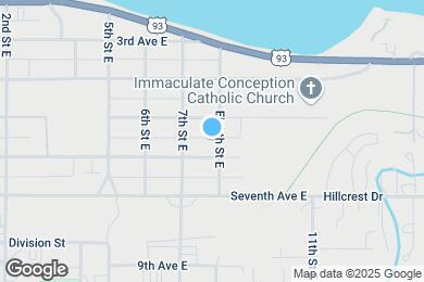 Map image of the property - 711 6th Ave E