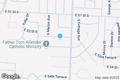 Map image of the property - 12405 E 52nd Terrace S
