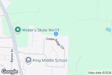Map image of the property - 6879 Cedar Ridge Cir