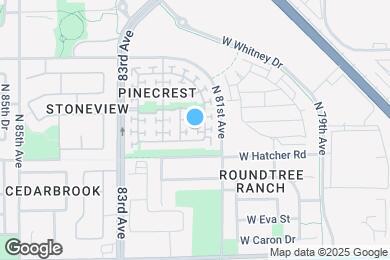 Map image of the property - 9526 N 81st Dr
