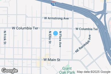 Map image of the property - 511 West Elizabeth Street