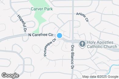 Map image of the property - 4625 N Carefree Cir