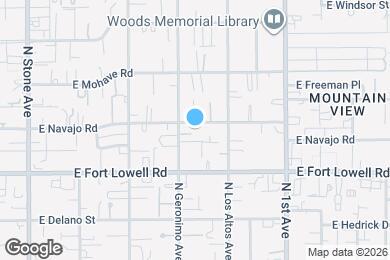 Map image of the property - 420 E Navajo Rd